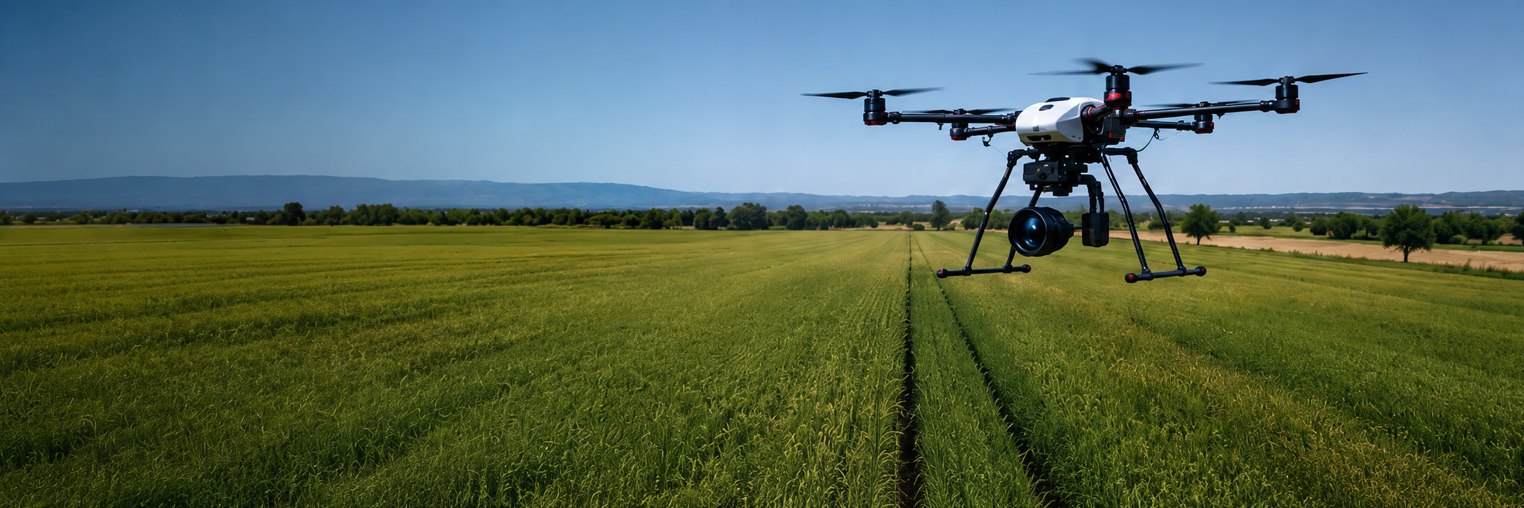UAV sobre cultivo
